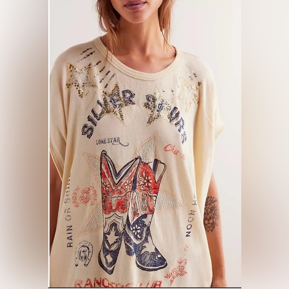 We The Free At The Rodeo Tee XL New With Tags - Picture 1 of 8